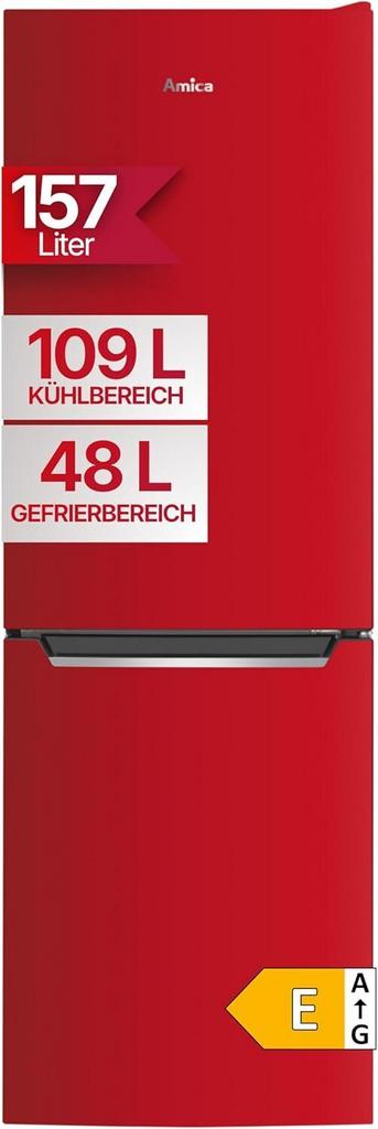 Amica AKG3840R - Koelvriescombinatie - 144 cm - 211L - No, Ophalen of Verzenden, Nieuw