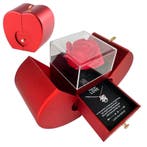 Eternal Rose Cadeaubox – Rode Appel Sieradendoos (Goud), Sieraden, Tassen en Uiterlijk, Antieke sieraden, Verzenden