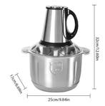 Hakmolen 5L – Elektrische Foodprocessor met RVS Kom, Verzenden, Nieuw in verpakking