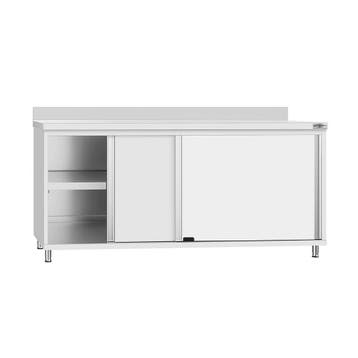 GGM Gastro | RVS Werkkast ECO - 1800x600mm - met 2 |, Verzenden, Nieuw in verpakking, Meubilair