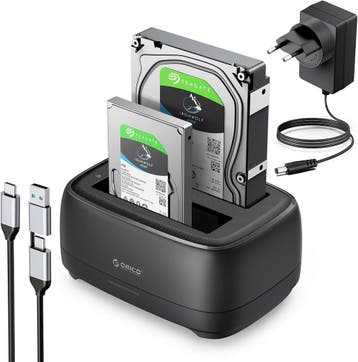 SATA HDD/SSD Docking Station | 44% Korting, Ophalen of Verzenden, Zo goed als nieuw, ORICO, Docking station
