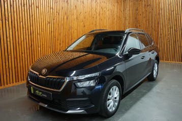 SKODA KAMIQ 1.0 TSI AMBITION AIRCO ANDROID AUTO NR. 038, Voorwielaandrijving, Stof, Gebruikt, Zwart