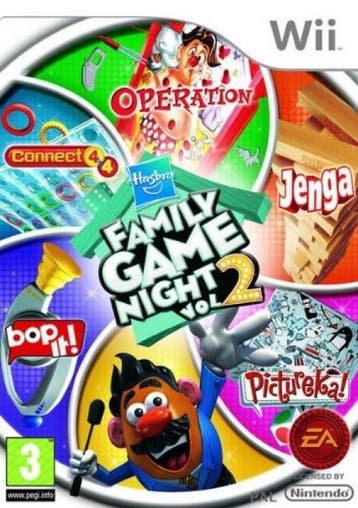 Hasbro Family Game Night 2 (Nintendo Wii), Verzenden, Gebruikt