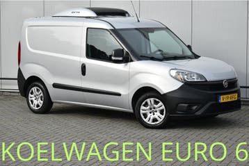 Fiat Doblò 1.3MJ Koelwagen Dag&Nacht Airco Cruise PDC EURO 6, Voorwielaandrijving, Dealer onderhouden, Stof, Gebruikt