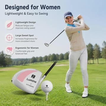 Lichtgewicht Golfclub voor Dames (12° Driver, 460CC) - Ideaa, Verzenden, Nieuw
