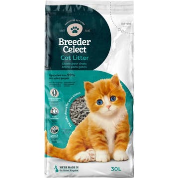 BreederCelect Kattenbakvulling 30L, Dieren en Toebehoren, Verzenden, Nieuw