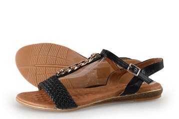 Dolcis Sandalen in maat 42 Zwart, Dolcis, Verzenden, Zwart, Sandalen of Muiltjes