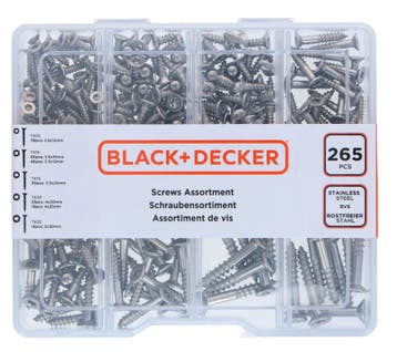 Black and Decker torx-schroevenset (265 stuks), Ophalen of Verzenden, Nieuw