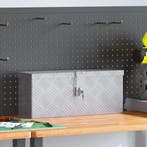 vidaXL Aluminium kist 48,5x14x20 cm zilverkleurig, Verzenden, Nieuw