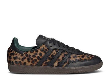 Adidas Samba OG Black Green Leopard (Sneakers, Schoenen), Verzenden, Nieuw, Adidas, Sneakers of Gympen