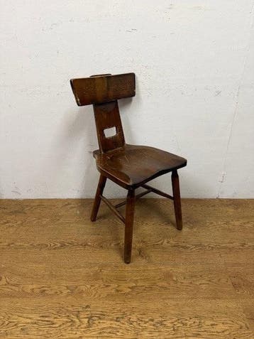 Gebruikte Oirschotse Stoel - S4468 Vintage/Café, Huis en Inrichting, Ophalen, Nieuw
