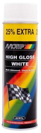 Motip hoogglans wit - spuitbus 500ML, Verzenden, Nieuw