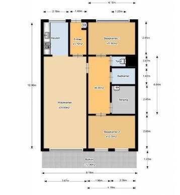 Te Huur 4 Kamer Appartement Niels Bohrplaats In Rotterdam, Rotterdam, Direct bij eigenaar, Appartement, Rotterdam