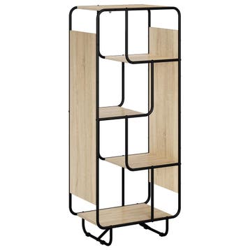 vidaXL buffetkast Sonoma Eiken 60 x 37,5 x 144 cm Bewerkt, Minder dan 50 cm, Verzenden, Nieuw, Minder dan 100 cm