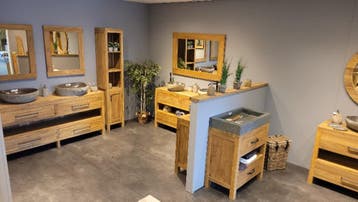 Badkamermeubel | Gerecycled teakhout | uit voorraad |, Huis en Inrichting, Badkamer | Complete badkamers, Ophalen of Verzenden