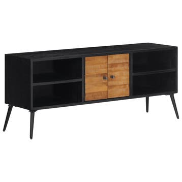 vidaXL Tv-meubel 112x31x45 cm massief gerecycled teakhout, Verzenden, Nieuw, Minder dan 50 cm, Minder dan 100 cm