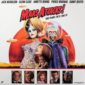 Mars Attacks! (1996) CLV Laserdisc, Ophalen of Verzenden, Nieuw
