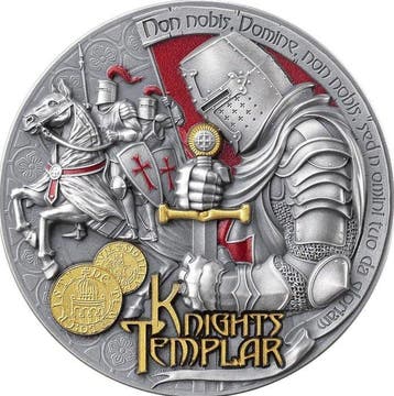 Samoa. 2 dollar 2026 – Secret Societies: Knights Templar – 2