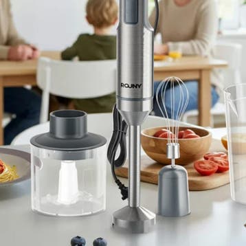 Staafmixer 1200W – 4-in-1 Handblender met 14 Snelheden, Verzenden, Nieuw