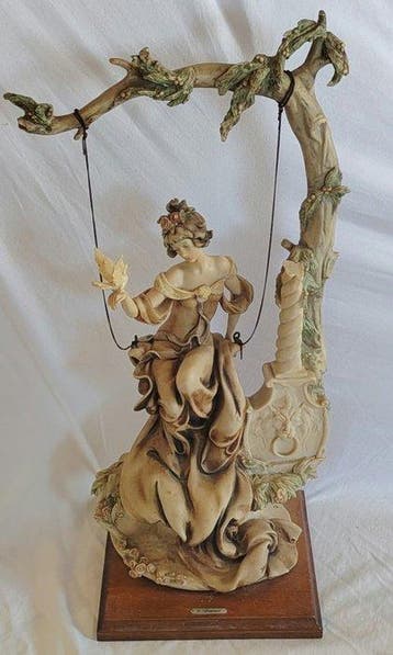 Giuseppe Armani - Beeld, Florence Sculture dArte - 53 cm -