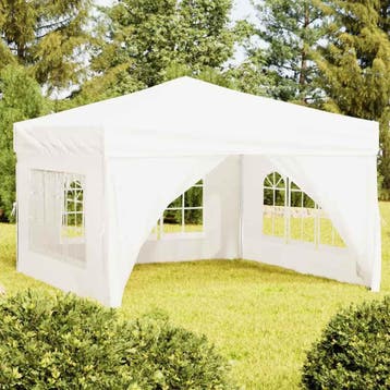 vidaXL Partytent inklapbaar met zijwanden 3x3 m wit, Tuin en Terras, Partytenten, Verzenden, Nieuw, Partytent