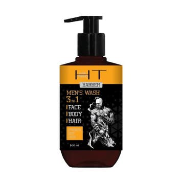 3-in-1 Wasgel voor Mannen - gezicht - haar - lichaam -, Nieuw
