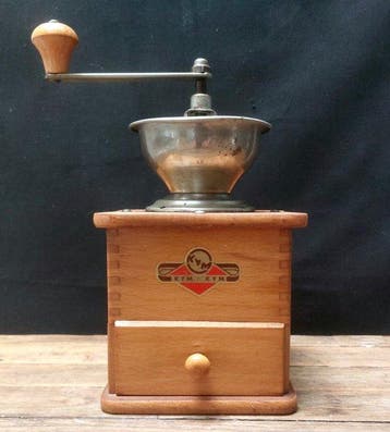 Koffiemolen - Hout, Staal - KYM handmatige koffiemolen