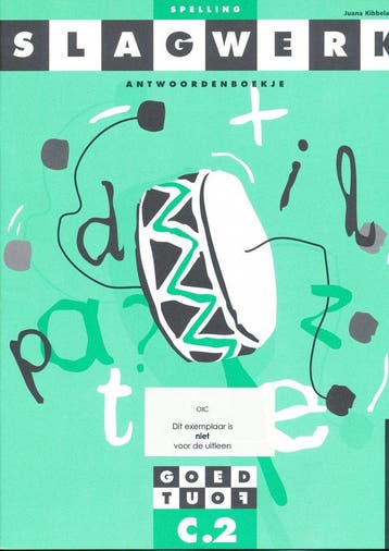 Slagwerk Spelling Antwoordenboek C2 groep 5, Boeken, Verzenden, Nieuw
