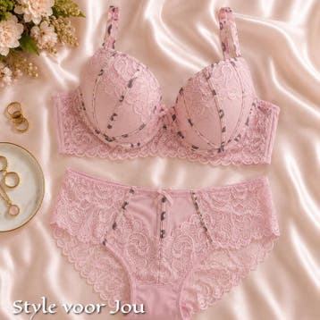 Comfort dames lingerie set M  — Rode