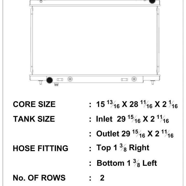CSF 03-07 Infiniti G35 Radiator, Auto-onderdelen, Motor en Toebehoren, Ophalen of Verzenden