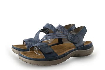 Rieker Sandalen in maat 40 Blauw, Sandalen of Muiltjes, Zo goed als nieuw, Rieker, Verzenden