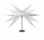 Challenger T2 zweefparasol 350 cm rond lichtgrijs, Tuin en Terras, Parasols, Ophalen of Verzenden, Nieuw