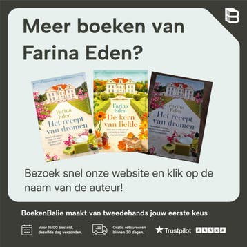 De kern van liefde / De vrouwen van de zeepmakerij, Boeken, Verzenden, Zo goed als nieuw, Farina Eden