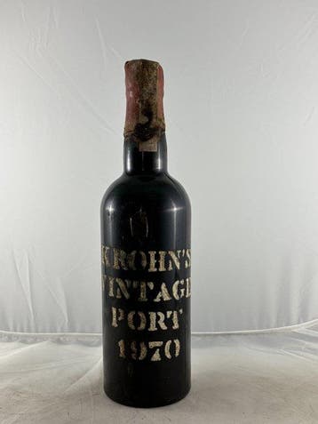 1970 Wiese & Krohn, Krohns - Vintage Port - Douro - 1 Fles, Nieuw