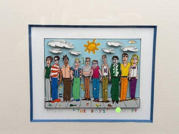James Rizzi (1950-2011) - THE BOY3D silkscreen