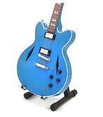 Miniatuur Gibson DG ES-335 gitaar met gratis standaard, Ophalen of Verzenden, Nieuw, Pop, Beeldje of Miniatuur