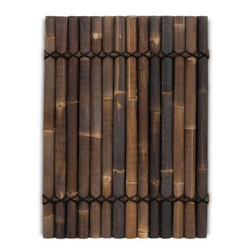 Bamboe schutting halfrond - 90 x 120 cm - Donker - Eviro Bam, Verzenden, Nieuw
