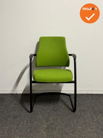 Vergaderstoel - BMA AXIA - Visit - Groen, Vergader- of Presentatieruimte, Ophalen of Verzenden, Gebruikt, Stoel