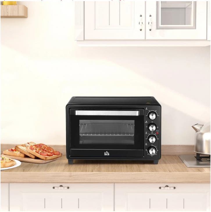 Mini Oven 32L – Elektrische Oven met Timer en 3 Standen, Witgoed en Apparatuur, Ovens, Nieuw, Verzenden