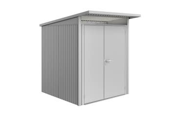 Biohort Berging Avantgarde Dubbele Deur Zilver 180 x 220 x, Nieuw