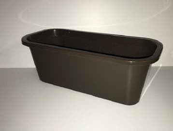 Bloembak Bruin lengte 50cm (Plantenbakken, Tuinieren), Verzenden, Nieuw