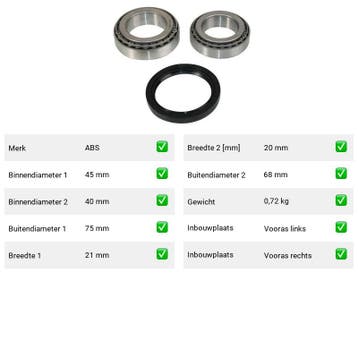 Wiellager Opel Monterey 3.1 TD (M92) Van 1991-09 tot 1998-07, Verzenden, Nieuw, Opel