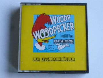 Woody Woodpecker - Der Eisenbahnräber (super 8 s.w. ca. 17 m, Ophalen of Verzenden, Zo goed als nieuw