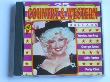 25 Country & Western Ballads  vol. 4, Cd's en Dvd's, Cd's | Country en Western, Ophalen of Verzenden, Zo goed als nieuw