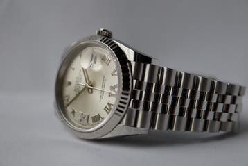 Horloge Rolex Datejust 36 Diamond dail 06/2026 Full set, NEW, Staal, Polshorloge, Nieuw, Ophalen of Verzenden