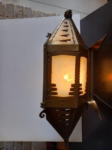 Lamp - Messing - Amsterdamse School