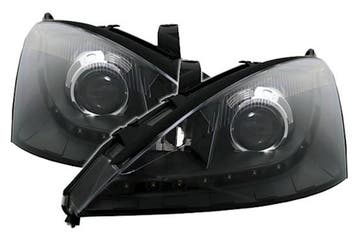 Koplampen Ford Focus 98-01 LED zwart, Ophalen of Verzenden, Nieuw