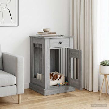 vidaXL Hond Bench Meubel Grijs Sonoma 50 x 47,5 x 80 cm, Verzenden, Nieuw