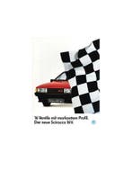 1986 VOLKSWAGEN SCIROCCO BROCHURE DUITS, Nieuw, Volkswagen, Author