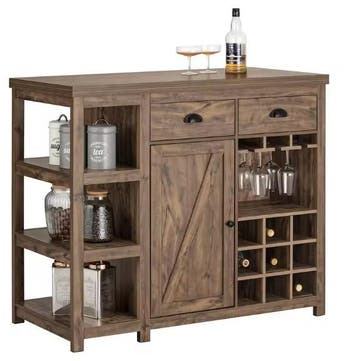 Keukeneiland met Wijnglazenrek – Dressoir & Bartafel, Verzenden, Nieuw